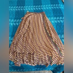 Free People Wrap Midi Skirt